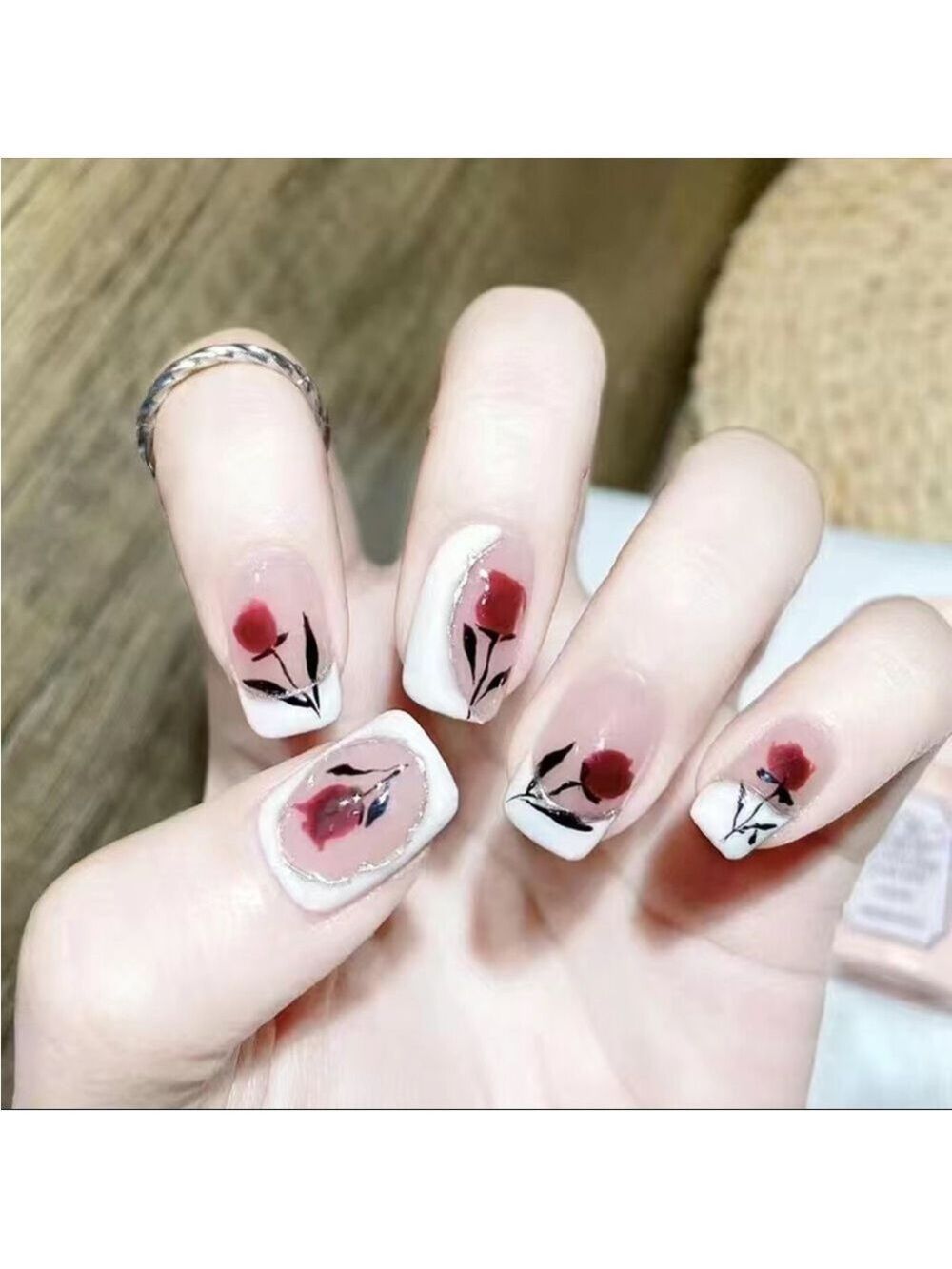 Rosey Gal - Nail Junkie - full artificial nail set